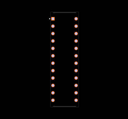 HM6116LP-3 Footprint