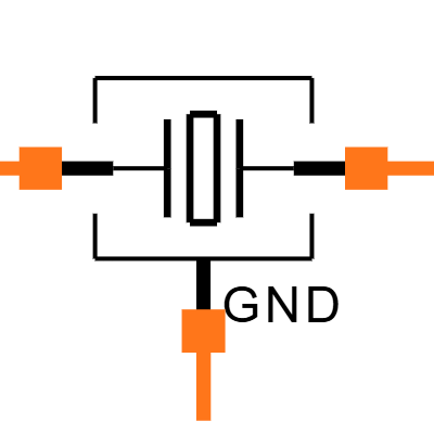 LFXTAL081609 Symbol
