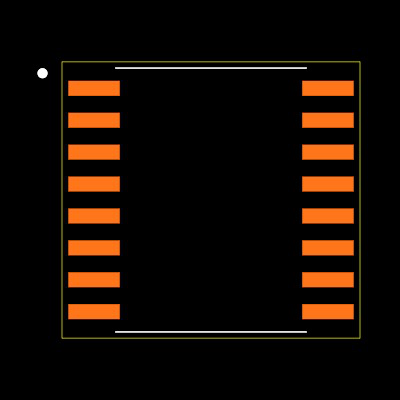 IS25LP064A-JMLE Footprint
