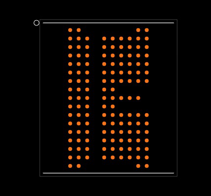 IS43LD16640C-25BLI Footprint