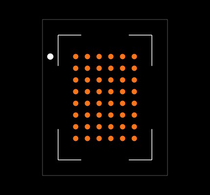IS66WVE4M16EALL-70BLI Footprint