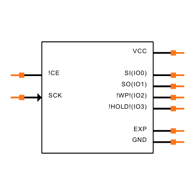 IS25LP032D-JLLE-TR Symbol