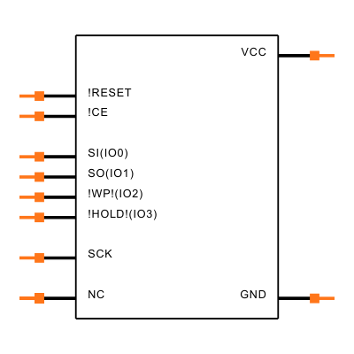 IS25LP512M-RMLA3-TY Symbol