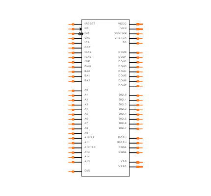 IS43TR16256A-125KBLI Symbol