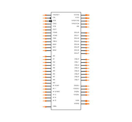 IS43TR16256AL-125KBLI Symbol