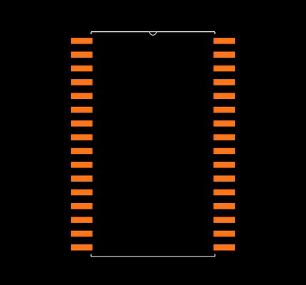 IS62C1024AL-35QLI Footprint