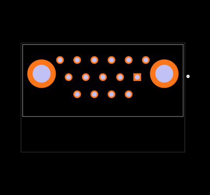 MDM-15SCBRP Footprint