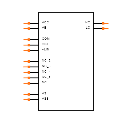 IRS21864SPBF Symbol