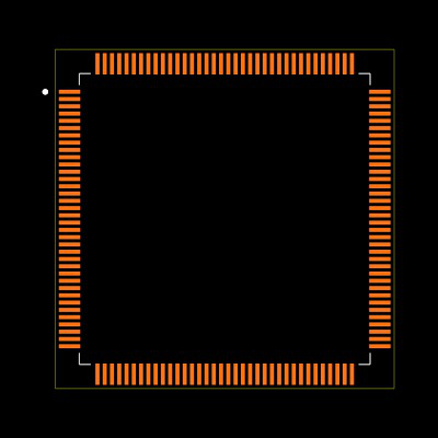 SAK-XC167CI-16F40F BB Footprint
