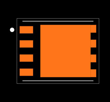 BSC050NE2LSATMA1 Footprint