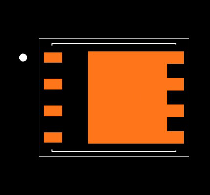 BSC252N10NSFGATMA1 Footprint