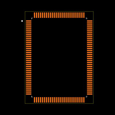 CY7C68013A-128AXC Footprint