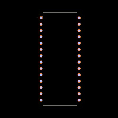 CY8C24423A-24PXI Footprint