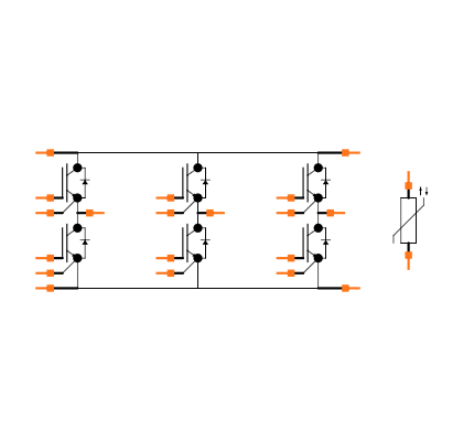 FS200R06KE3BOSA1 Symbol