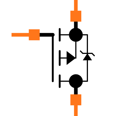 IPD380P06NMATMA1 Symbol