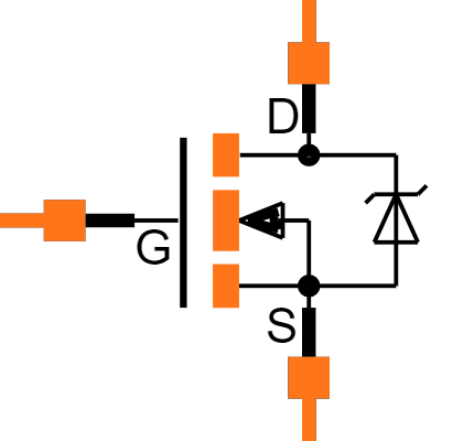 IRFZ44VZPBF Symbol