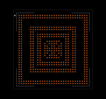 TC399XX256F300SBCKXUMA1 Footprint