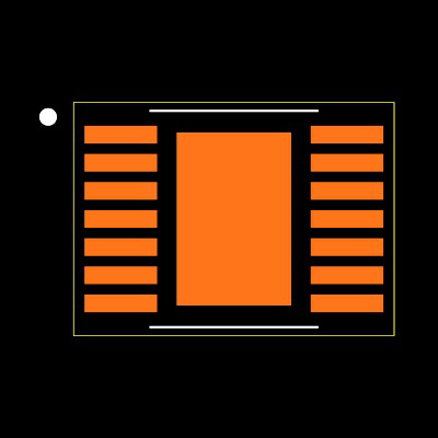 TLE75004EPDXUMA1 Footprint