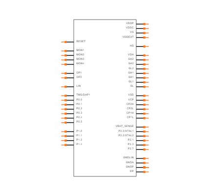 TLE9855QXXUMA2 Symbol