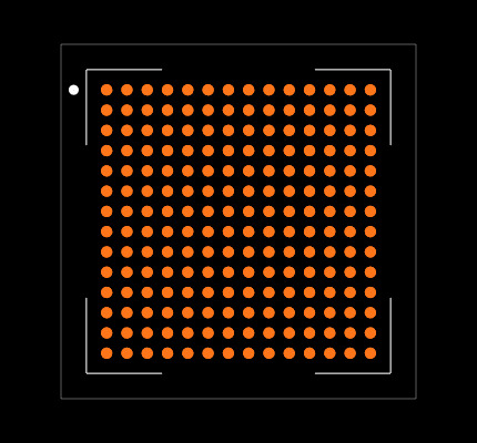 XMC4700E196K2048AAXQMA1 Footprint