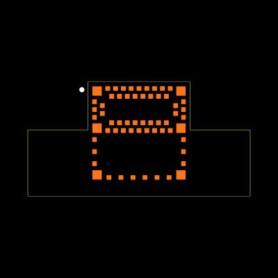ISP2454-LX-JT Footprint