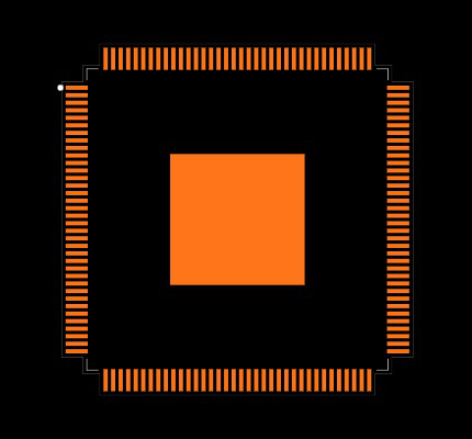 10M02SCE144I7G Footprint