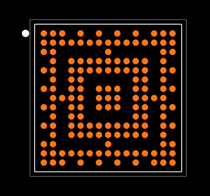 10M02SCM153I7G Footprint
