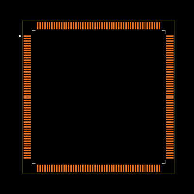EP2C8Q208C8N Footprint