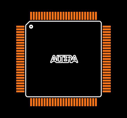 EPM240T100C4 Footprint