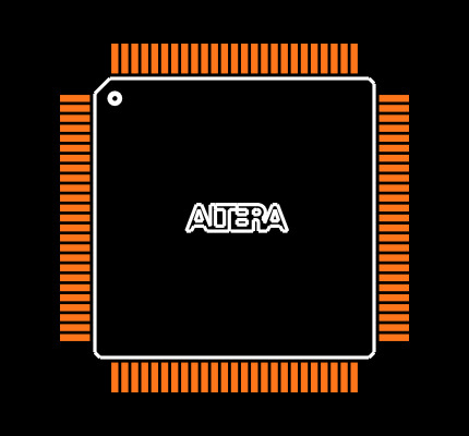 EPM240T100C5 Footprint