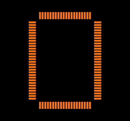 EPM7128AETI100-7N Footprint