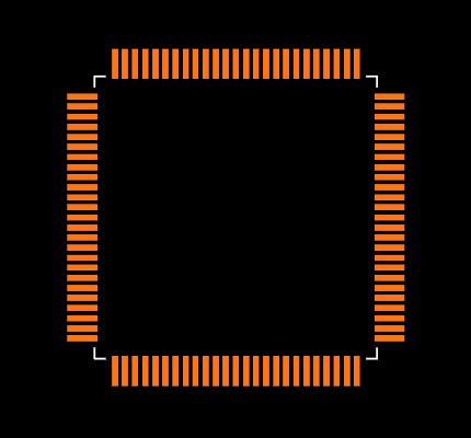 EPM7128STC100-7 Footprint