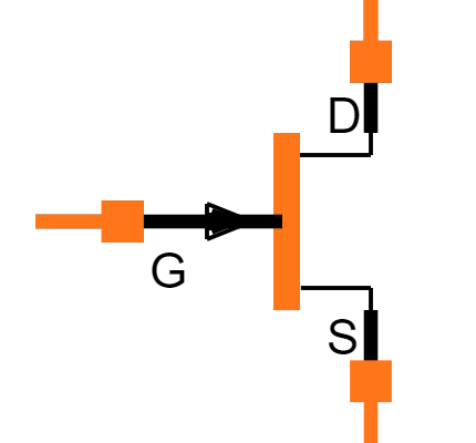 2N5457 Symbol