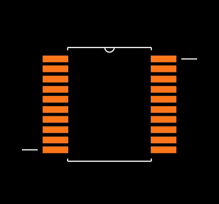 ICL3223EIA Footprint