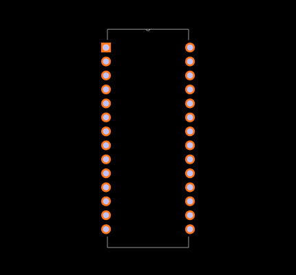 ICL7135CPIZ Footprint