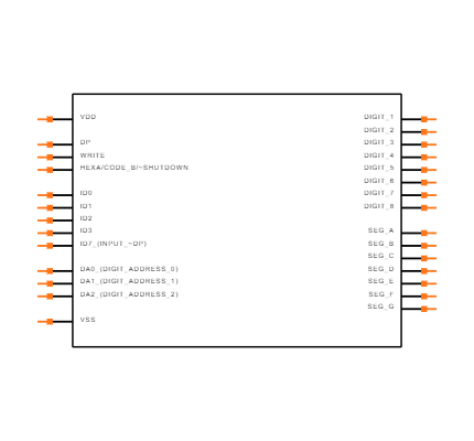 ICM7228CIPIZ Symbol