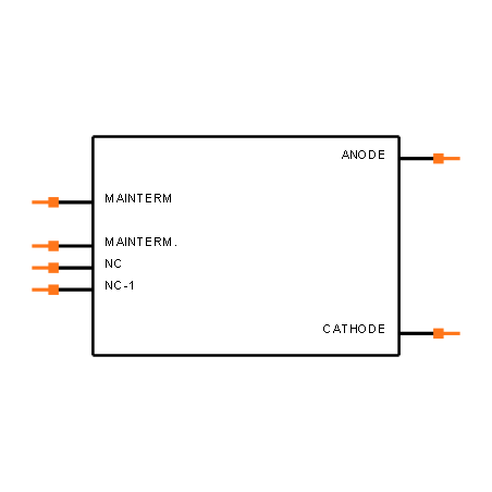 MOC3041X Symbol