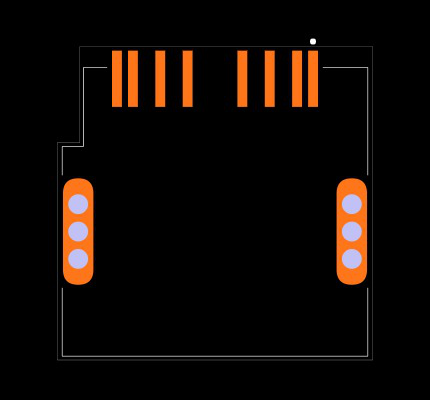 MX77A008HF1 Footprint