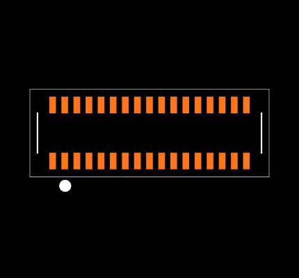 WP7-P030VA1-R8000 Footprint