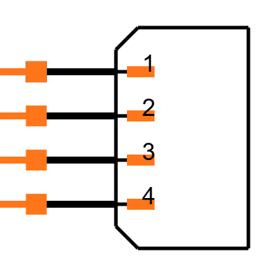 B4B-XH-A-M(LF)(SN) Symbol
