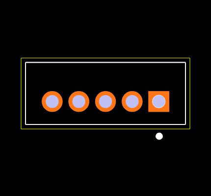 B5B-ZR(LF)(SN) Footprint