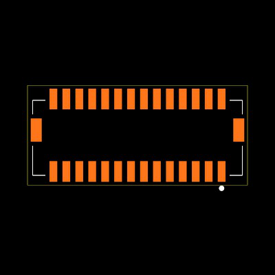 BM28B-NSHDZS-TFT Footprint
