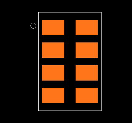 RK73B2ATTD121J Footprint