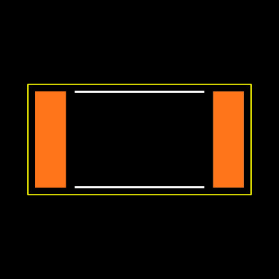 RK73B3ATTE750G Footprint