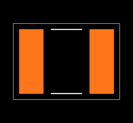 RK73H2ETTD43R2F Footprint