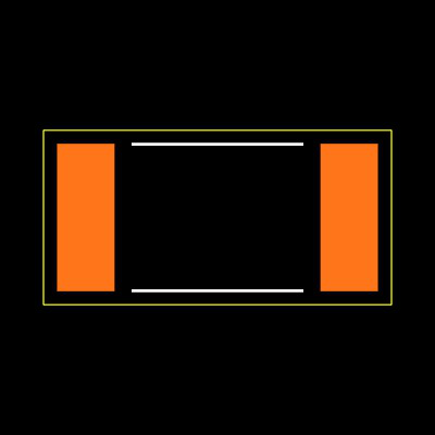 RK73H2HTTE22R0F Footprint