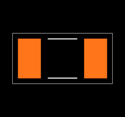 RN73H2BTTD4700A25 Footprint