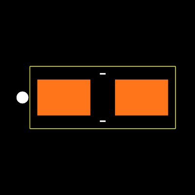 T493A684K025AH6110 Footprint