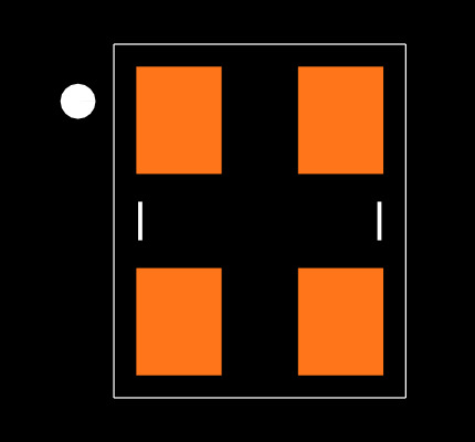 CX3225SB24576H0FLJCC Footprint