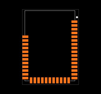 BL652-SA-01-T/R Footprint